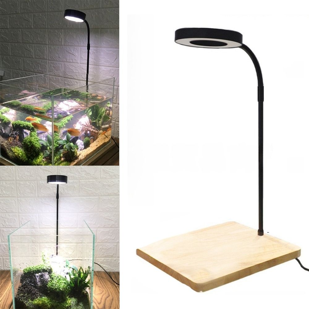 Aquarium Plant Growth - 10W Fish Tank LED Lamp Retractable
