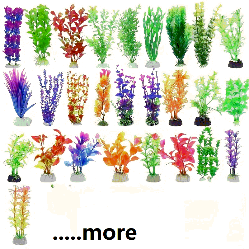 Aquarium Plant Grass - Artificial Underwater Plastic Plants Aquarium Fish