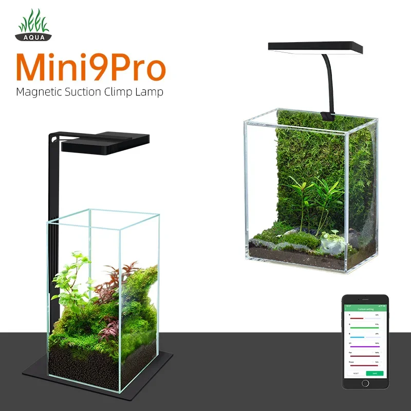 Aquarium Plant Growth - WEEK AQUA Mini 9 Pro USB