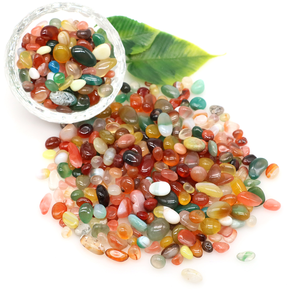 Aquarium Plant Delivery - Natural Stone Tumbled Agate Gravel Crystals