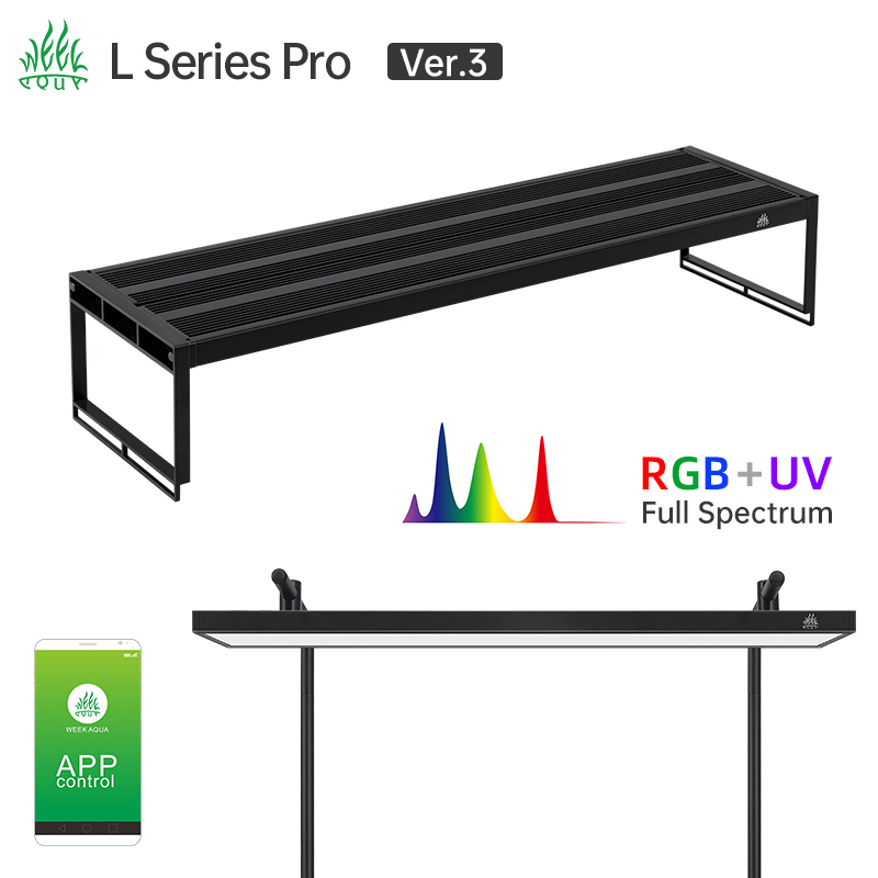 Planted Aquarium Uv Light - Week Aqua L Series LED Aquarium