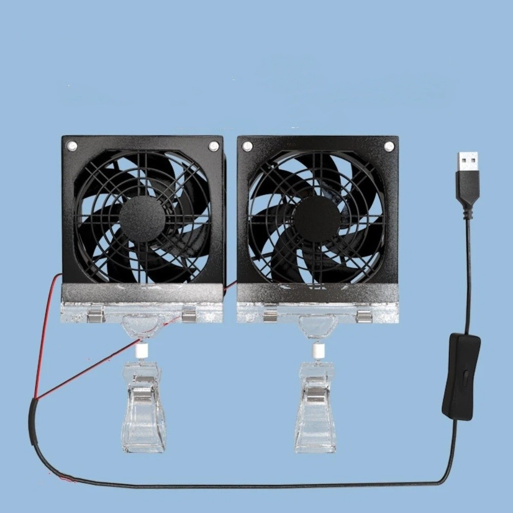 Planted Aquarium Accessories - Adjustable Angle Aquarium Cooling Fan Variable