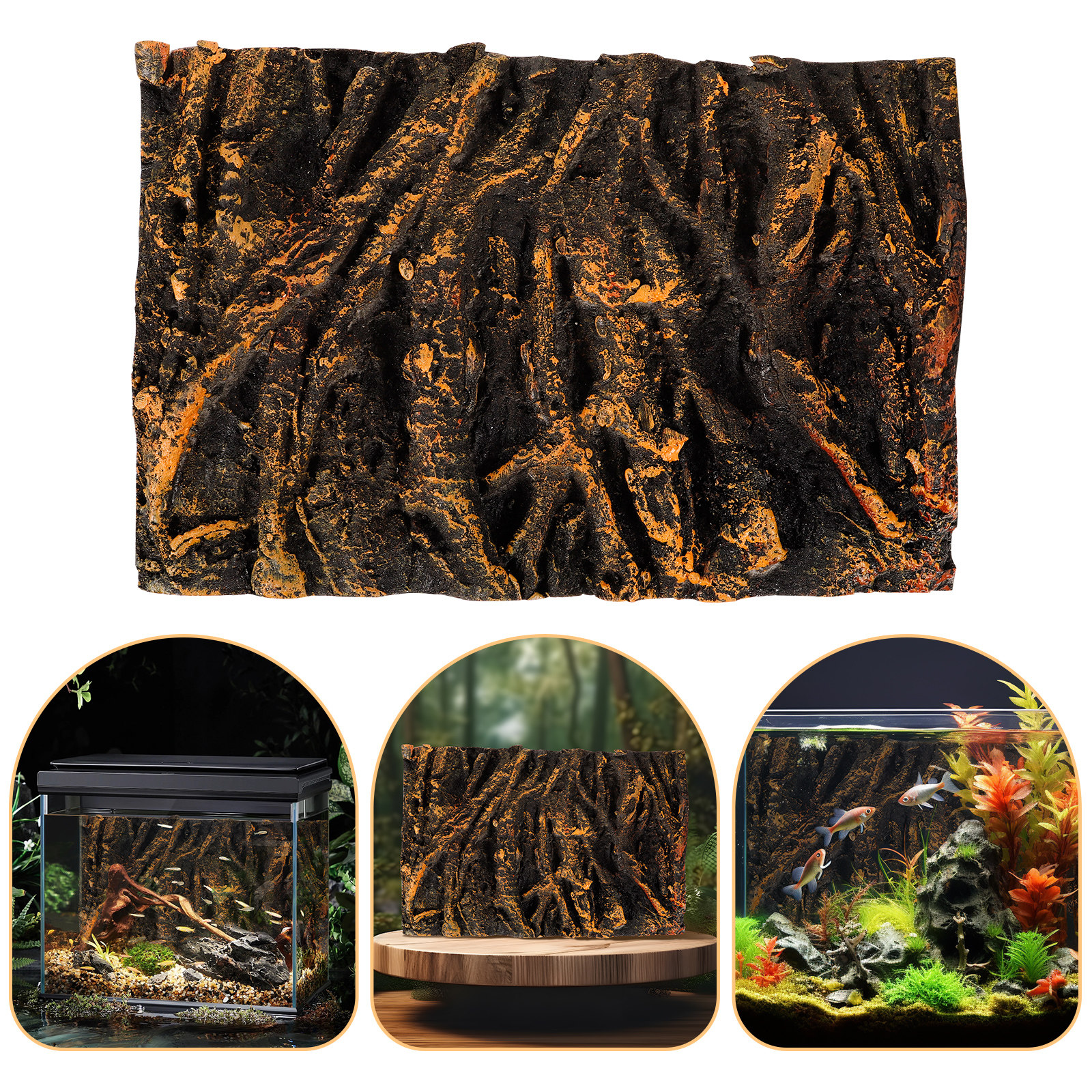 Planted Aquarium Equipment - 3D Tree Root PU Aquarium Background