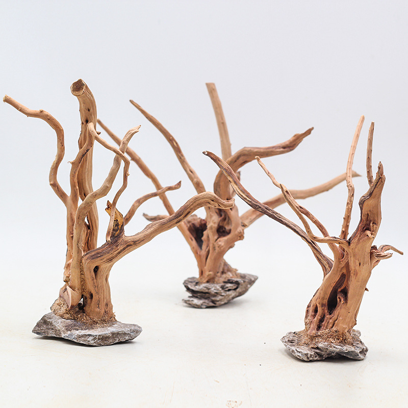 Aquarium Planted Soil - 1PC Aquarium Landscaping Wood Ornaments Tree