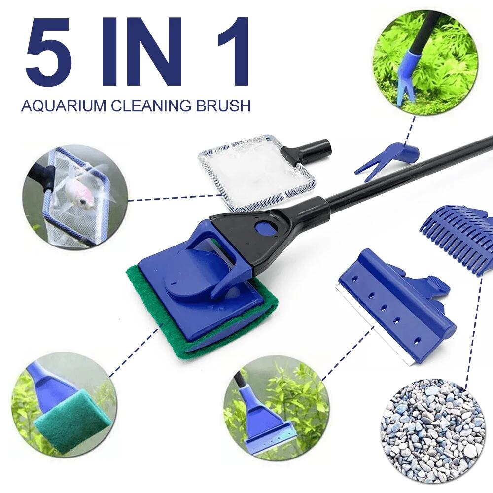 5in1 Aquarium Cleaning Tool Pl - Aquarium Planted Soil recension och pris