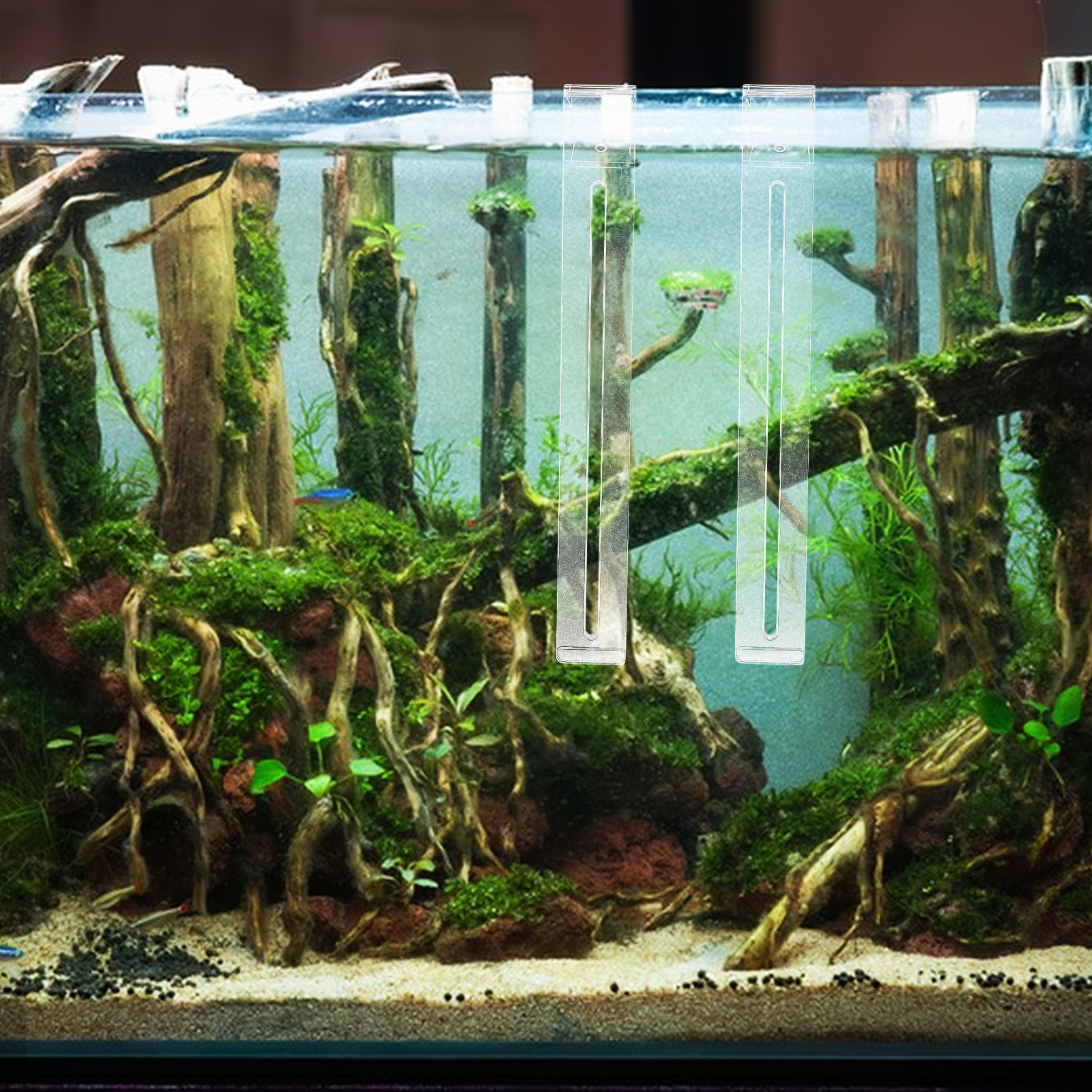2Pcs Lightweight Sturdy Plasti - Aquarium Planted Tank Setup recension och pris