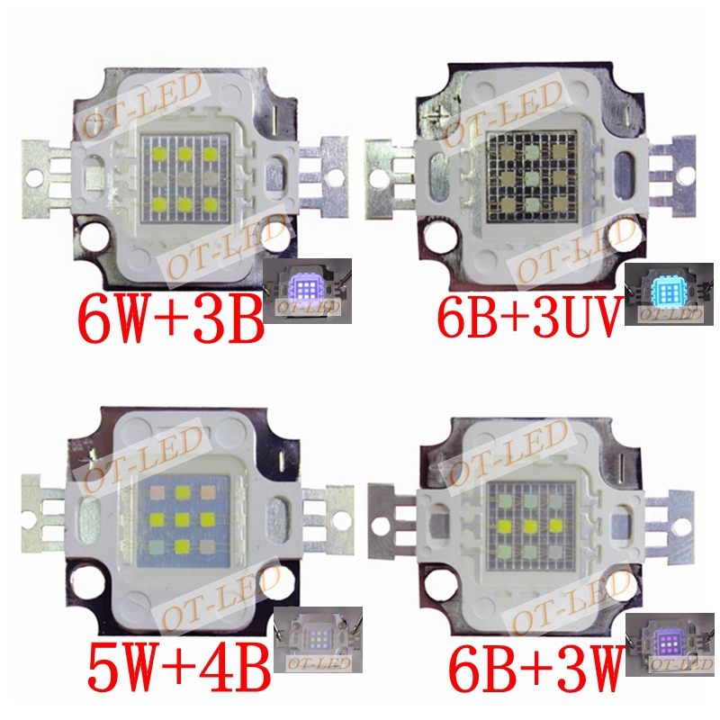 New 5pcs 10W Square Actinic Hy - Planted Aquarium Uv Light recension och pris
