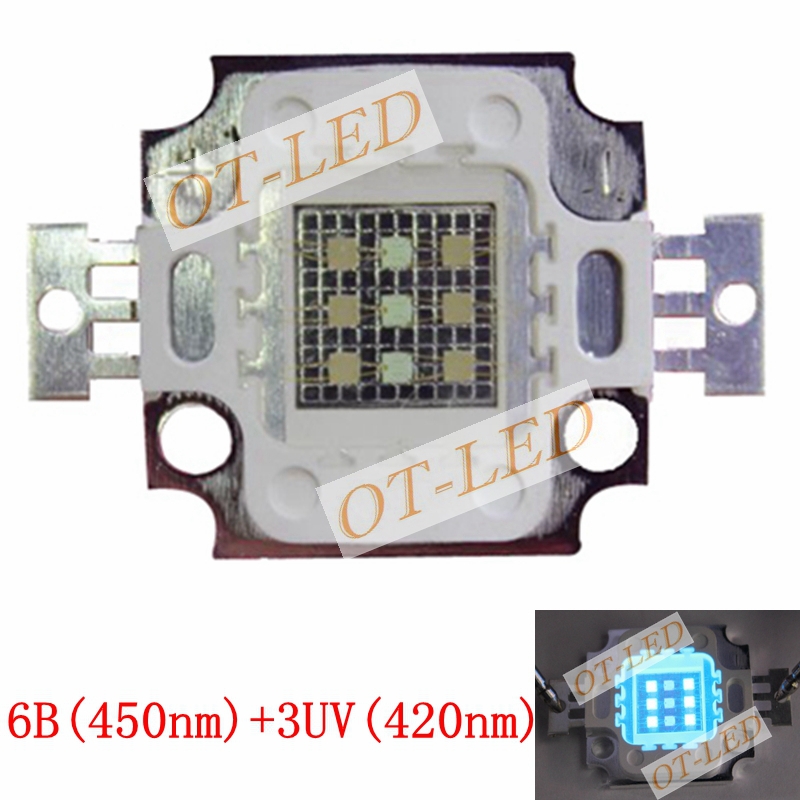New 5pcs 10W Square Actinic Hy - Planted Aquarium Uv Light recension och pris