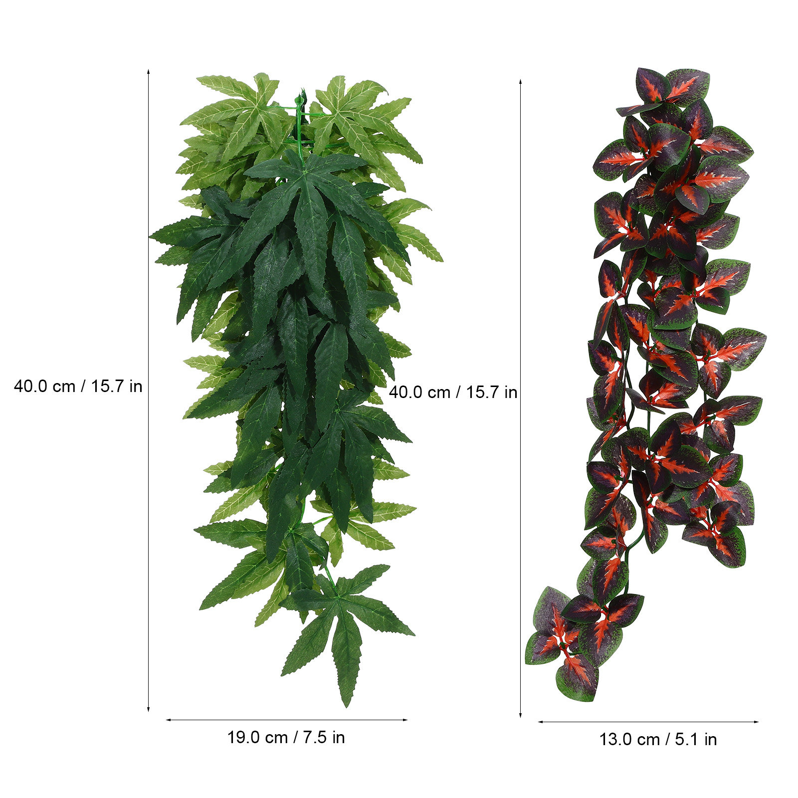 4Pcs Lifelike Artificial Repti - Aquarium Plant Vine recension och pris