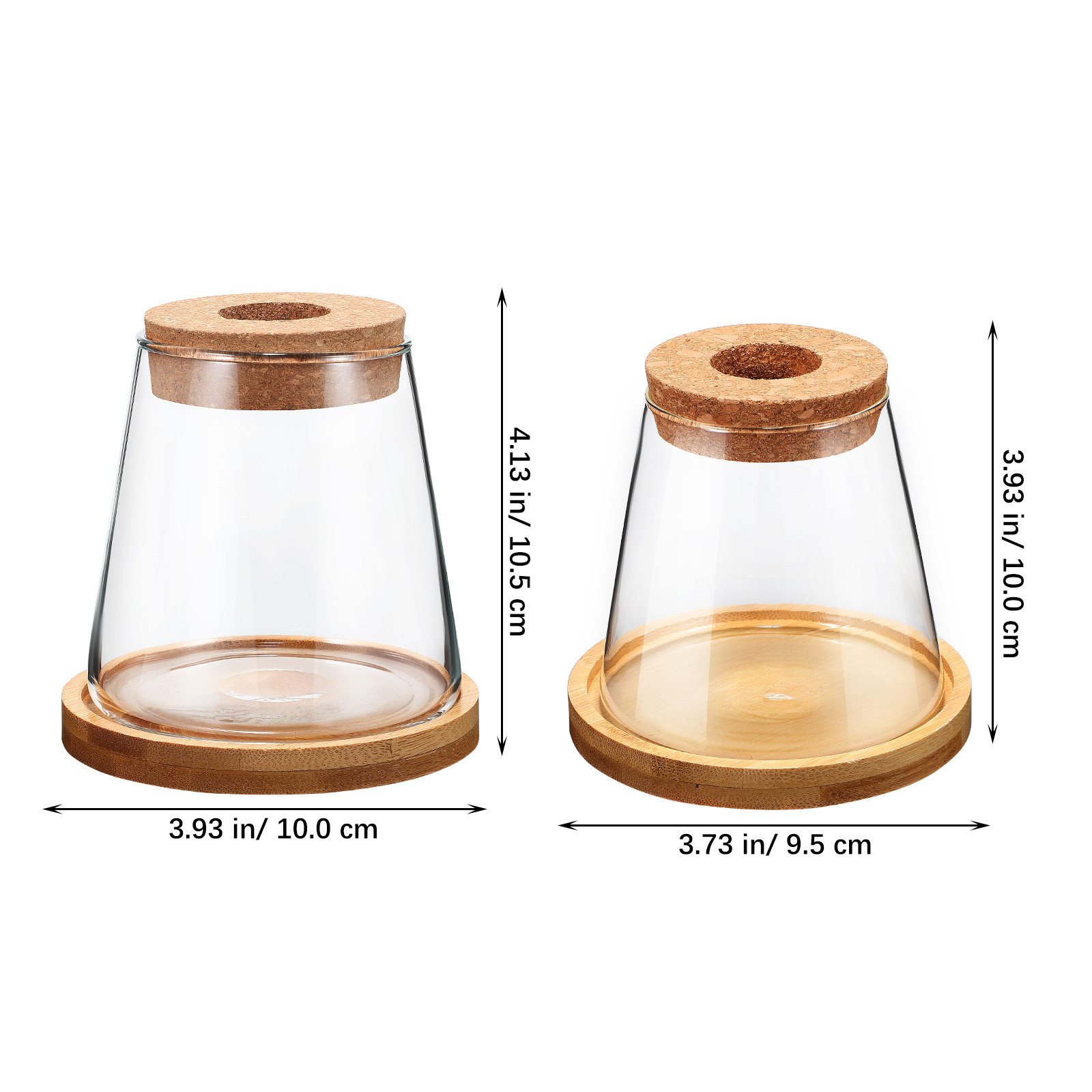 2Pcs Water Planters Glass Prop - Aquarium Planted Plants recension och pris