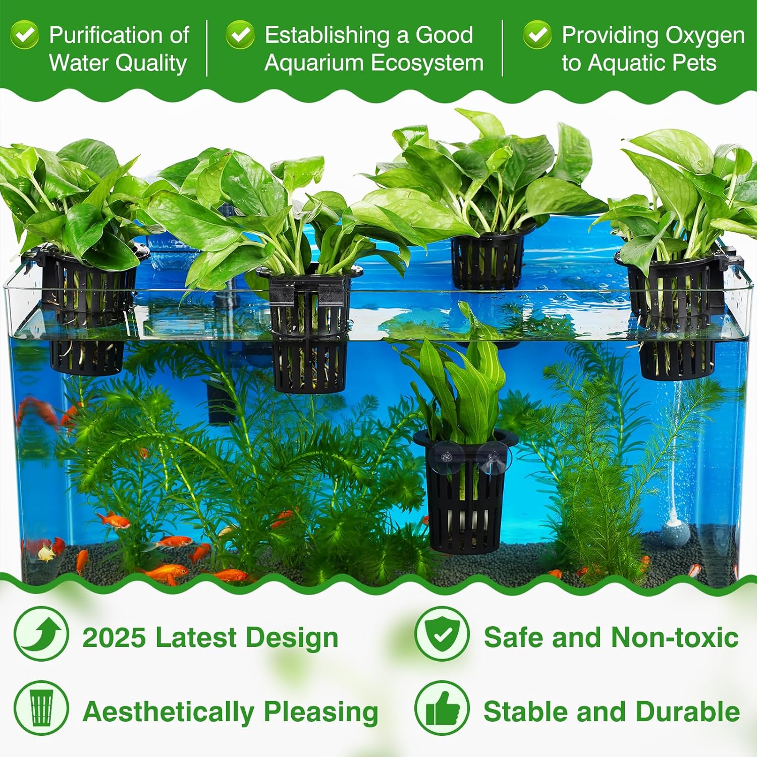 2025 Upgraded Large Aquarium P - Aquarium Planted Plants recension och pris