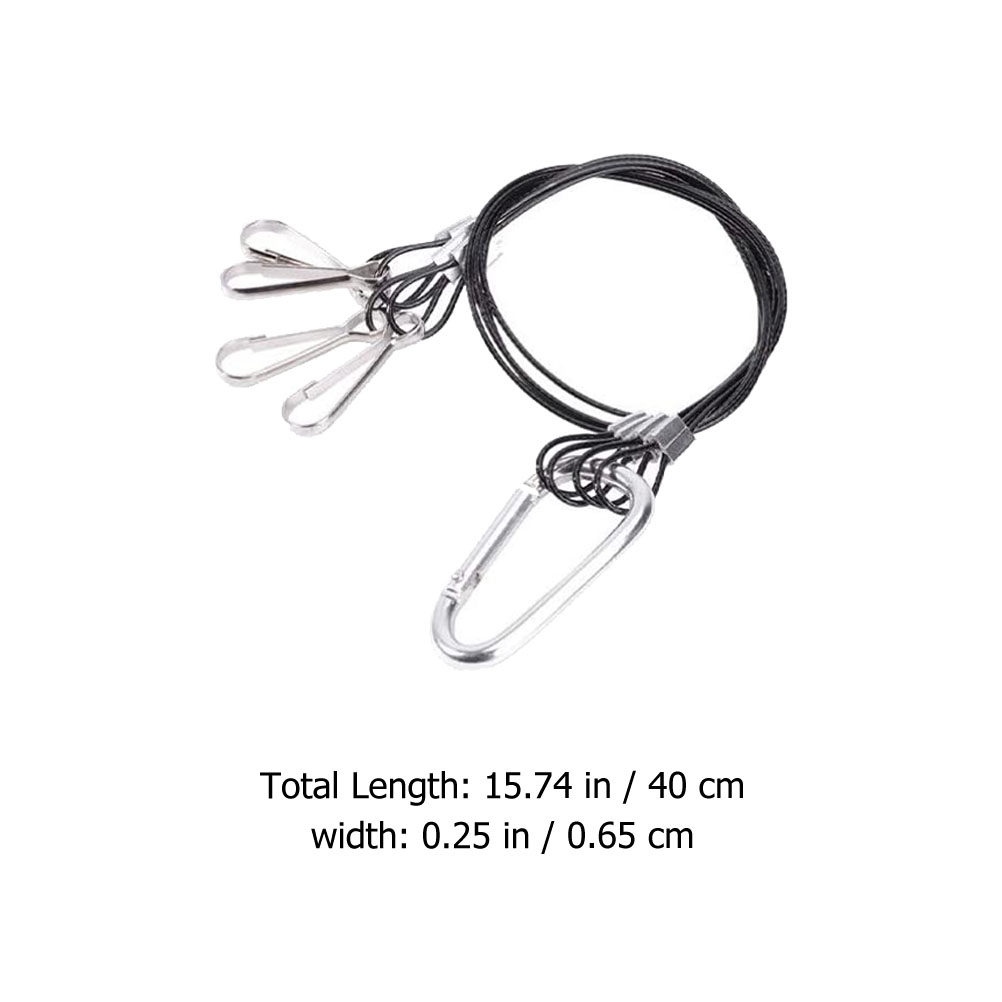 4Pcs Stainless Steel Rope Hang - Aquarium Planted Plants recension och pris