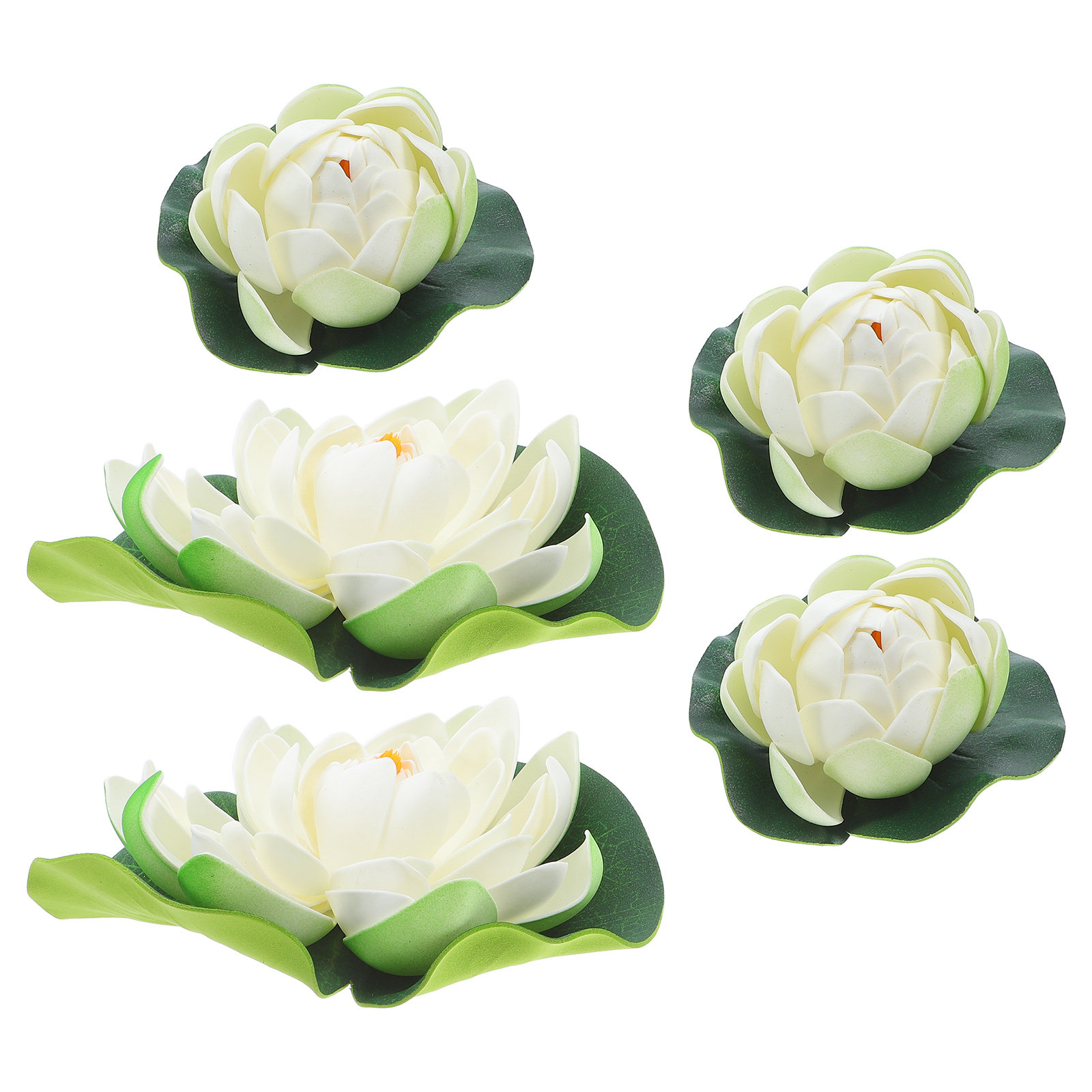 5Pcs Lifelike Floating Artific - Aquarium Planted Plants recension och pris