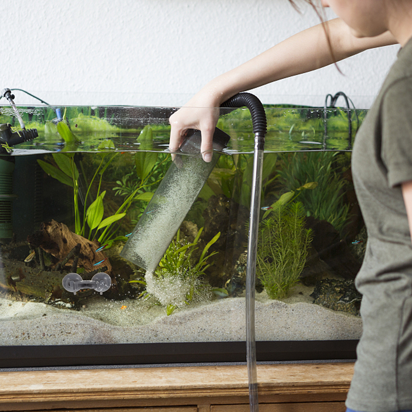 2Pcs Plastic Fish Tank Lamp Br - Aquarium Planted Plants recension och pris
