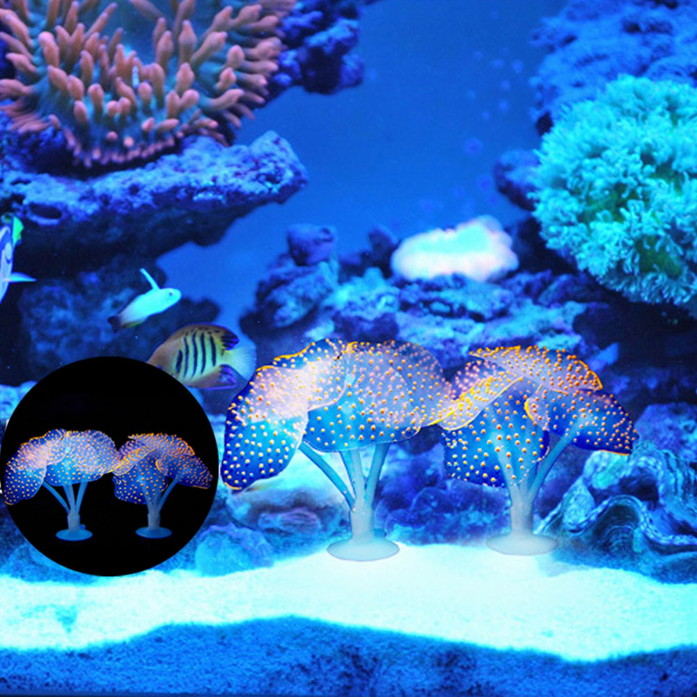 1Pcs Luminous Anemone Artifici - Aquarium Plant Grass recension och pris