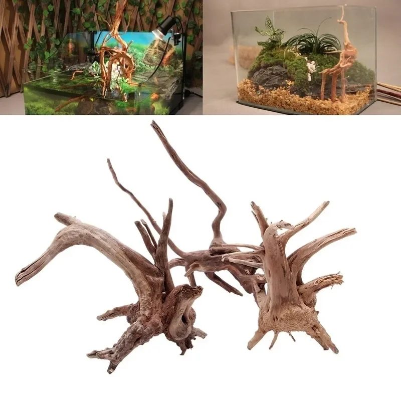 Natural Tree Trunk Driftwood A - Aquarium Planted Soil recension och pris