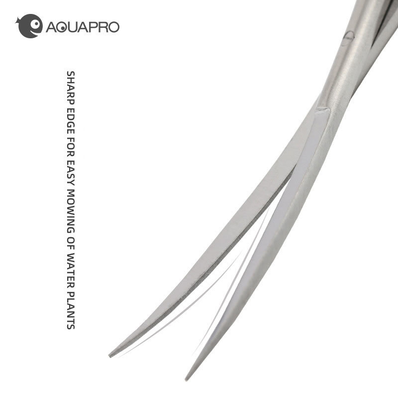 Stainless Steel Curved Straigh - Planted Aquarium Aquascape recension och pris