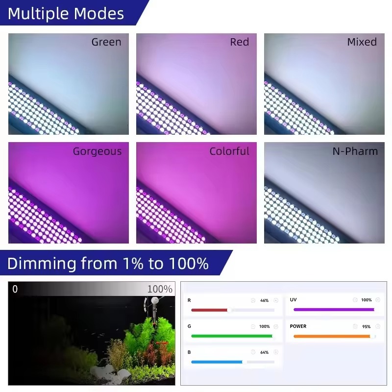 Z400Z Pro Aquarium LED Light C - Planted Aquarium Uv Light recension och pris