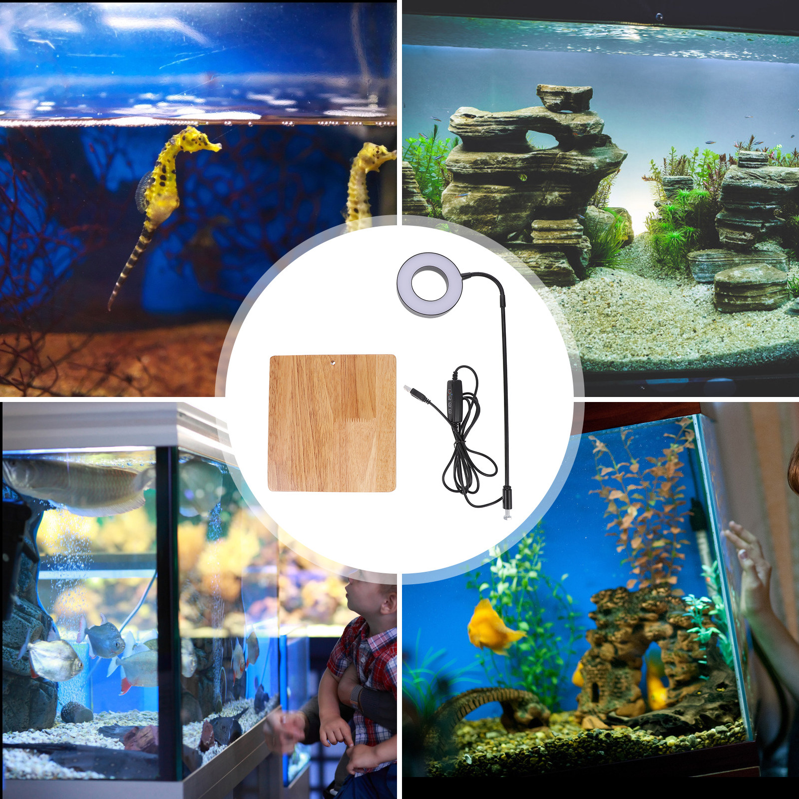 1Pcs Aquarium Fill Light High  - Aquarium Planted Plants recension och pris