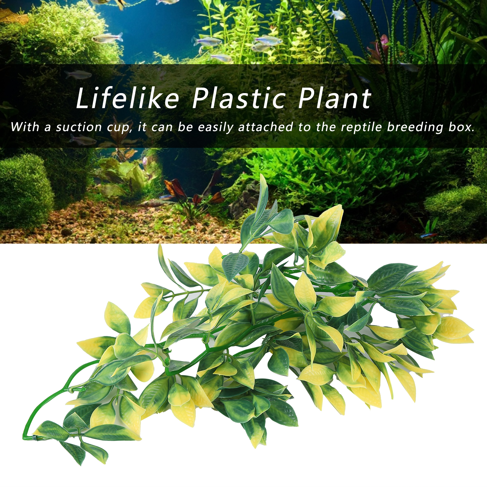 Artificial Plastic Plant High  - Aquarium Plant Vine recension och pris