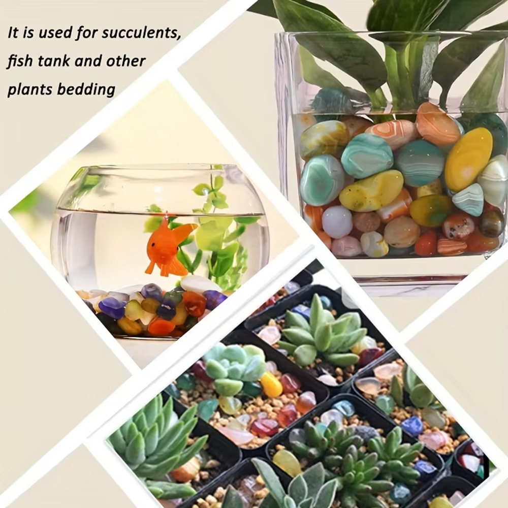 Natural Stone Tumbled Agate Gr - Aquarium Plant Delivery recension och pris