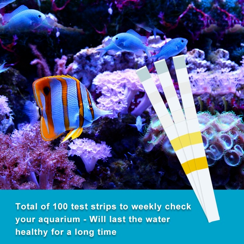 7-IN-1 100strip Aquarium Test  - Planted Aquarium Test Kit recension och pris