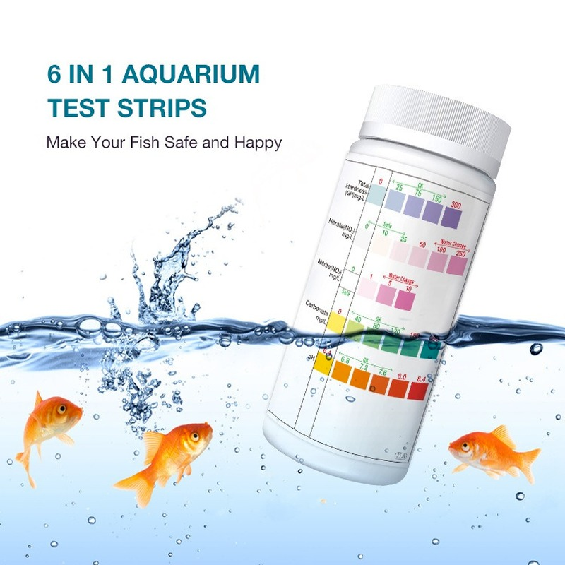 7-IN-1 100strip Aquarium Test  - Planted Aquarium Test Kit recension och pris