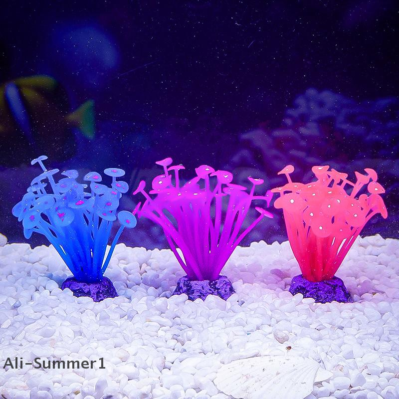 【E】Silicone Mushroom Artificia - Planted Aquarium Pictures recension och pris