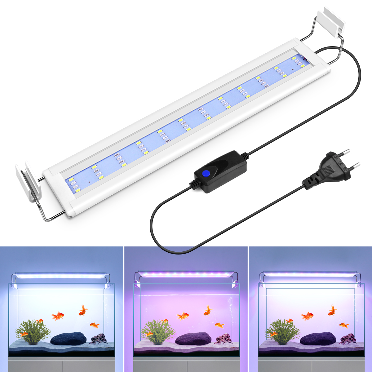 Super Slim LED Aquarium Light  - Aquarium Plant Growth recension och pris
