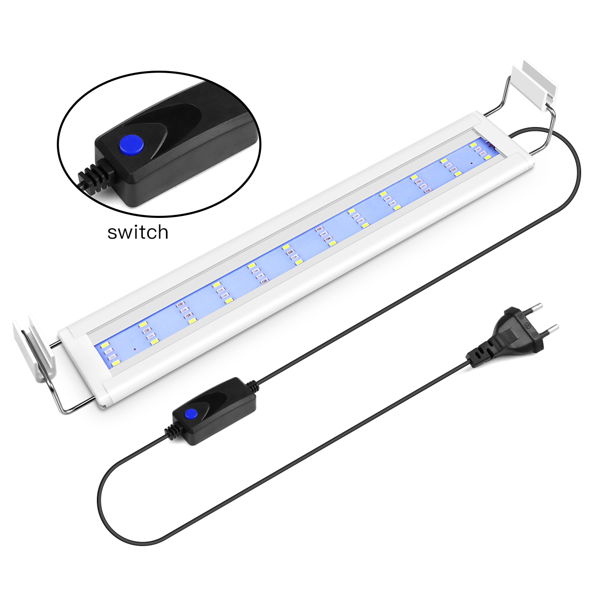 Super Slim LED Aquarium Light  - Aquarium Plant Growth recension och pris