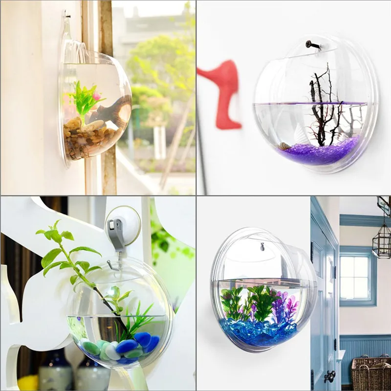 Transparent acrylic hanging wa - Aquarium Plant Grass recension och pris