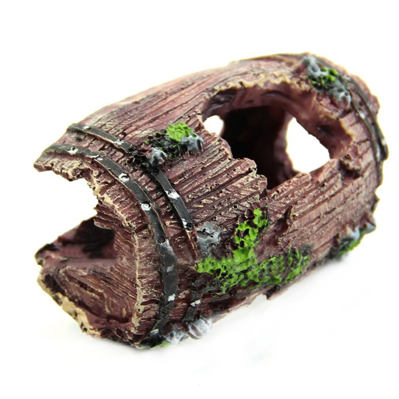 Aquarium Artificial Barrel Cav - Aquarium Plant Grass recension och pris