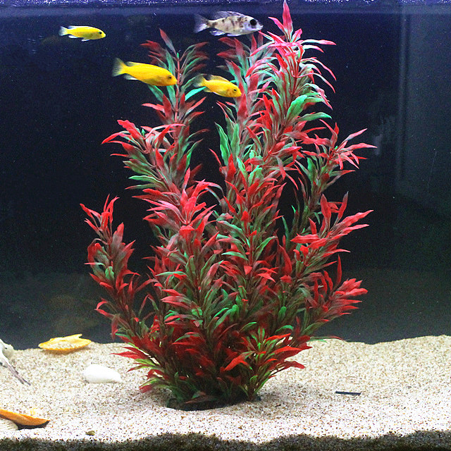 50CM Artificial Fish Tank Rare - Aquarium Plant Grass recension och pris