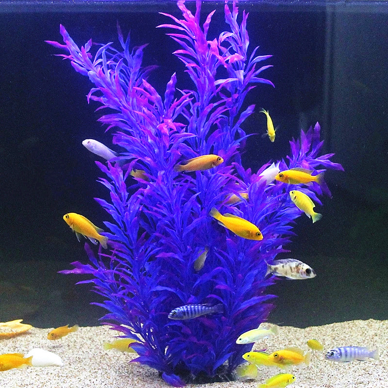 50CM Artificial Fish Tank Rare - Aquarium Plant Grass recension och pris