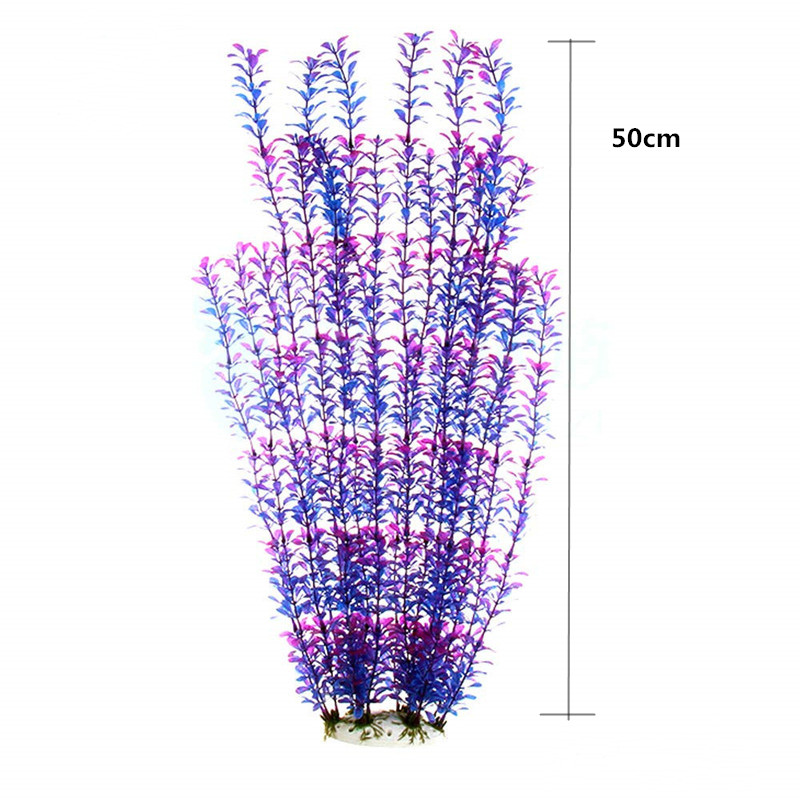 50CM Artificial Fish Tank Rare - Aquarium Plant Grass recension och pris
