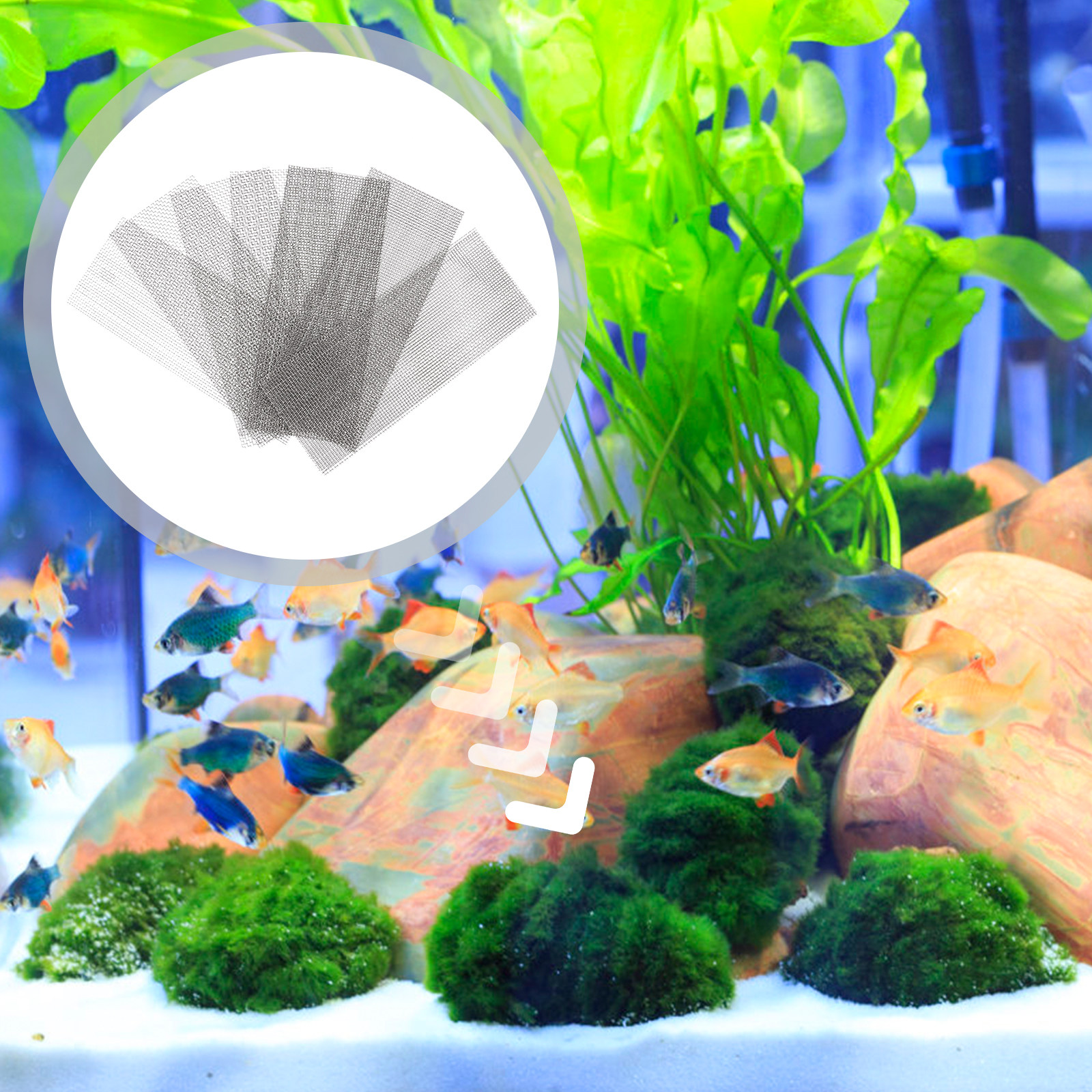 10Pcs Fish Tank Plant Mesh Sta - Planted Aquarium Carpet Plant recension och pris