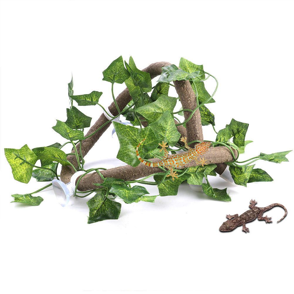 Reptile Climbing Branch PU Pla - Aquarium Plant Vine recension och pris