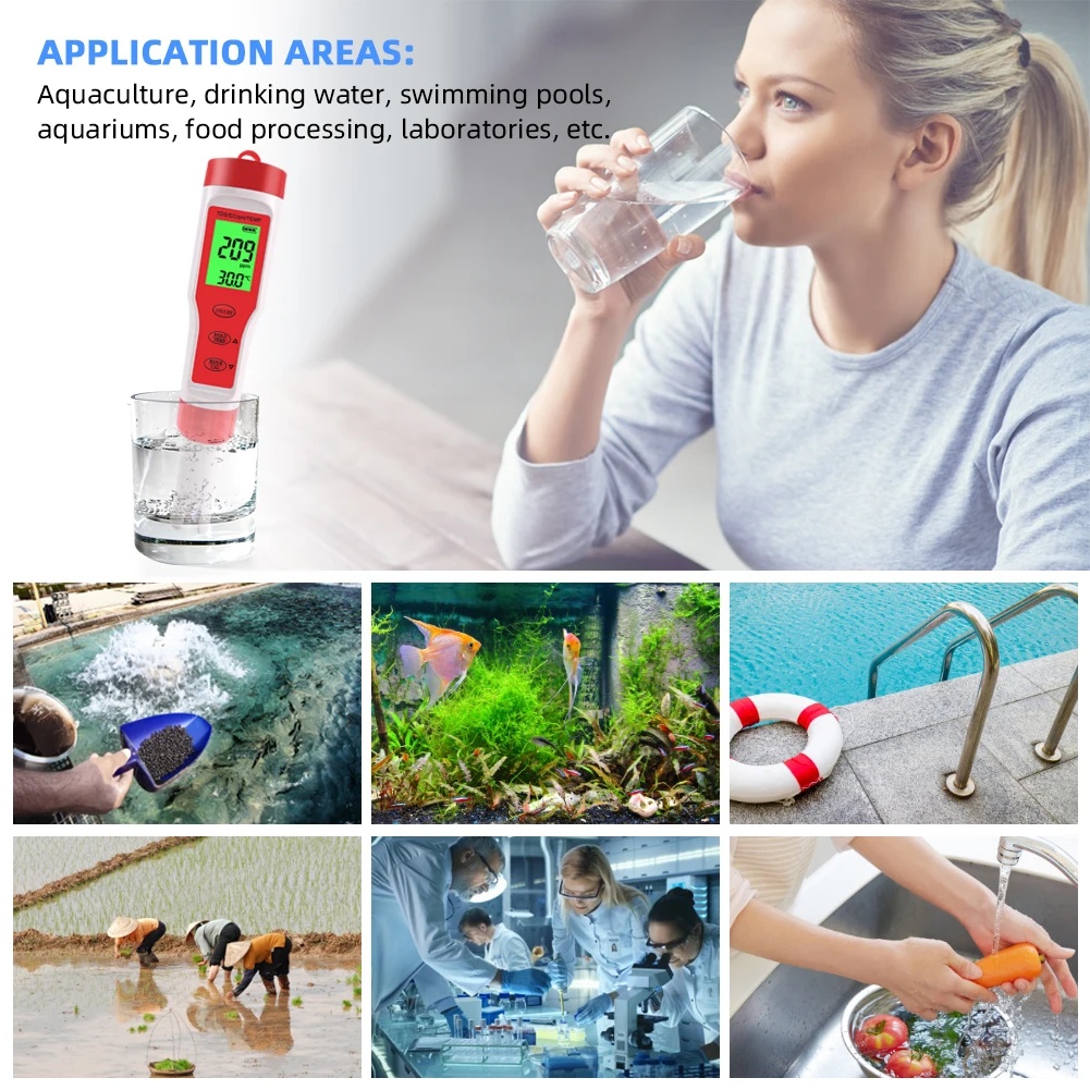 4 IN 1 TDS PH Meter PH/TDS/EC/ - Planted Aquarium Test Kit recension och pris