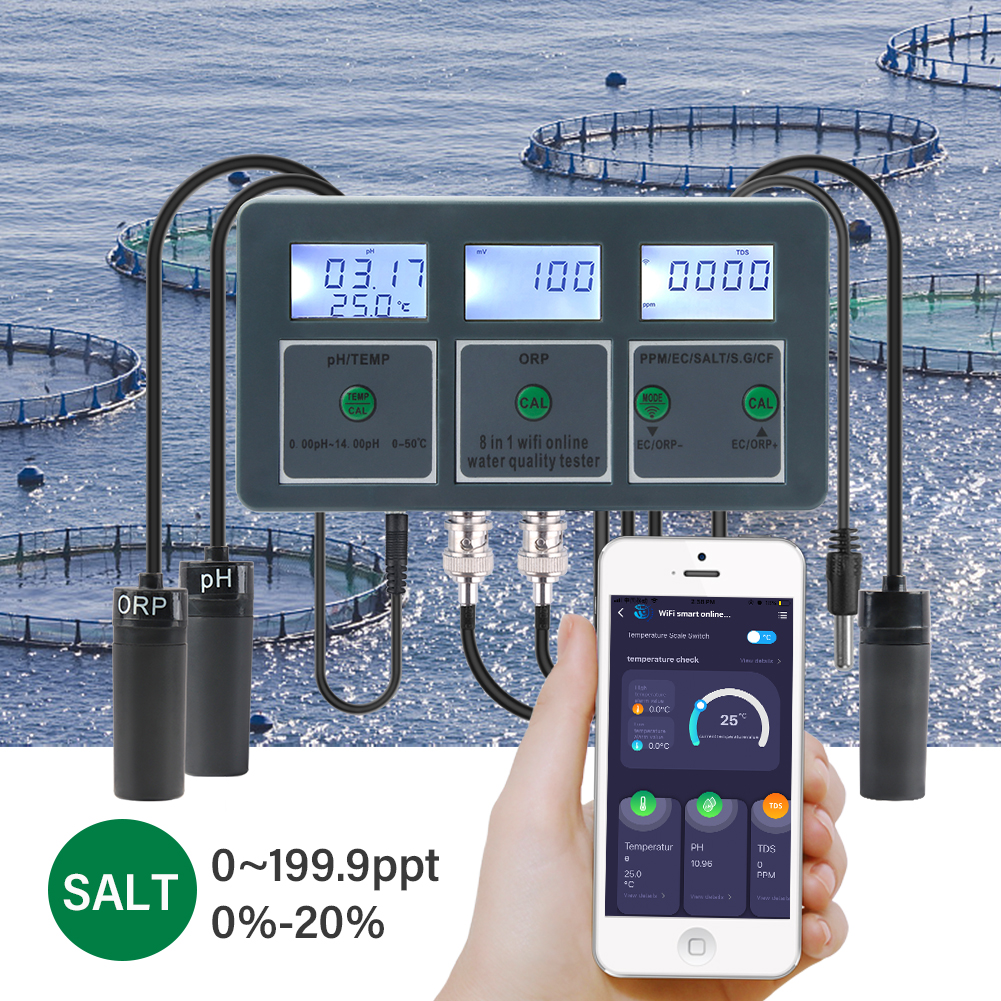 Yieryi WiFi Tuya Smart PH ORP  - Planted Aquarium Test Kit recension och pris