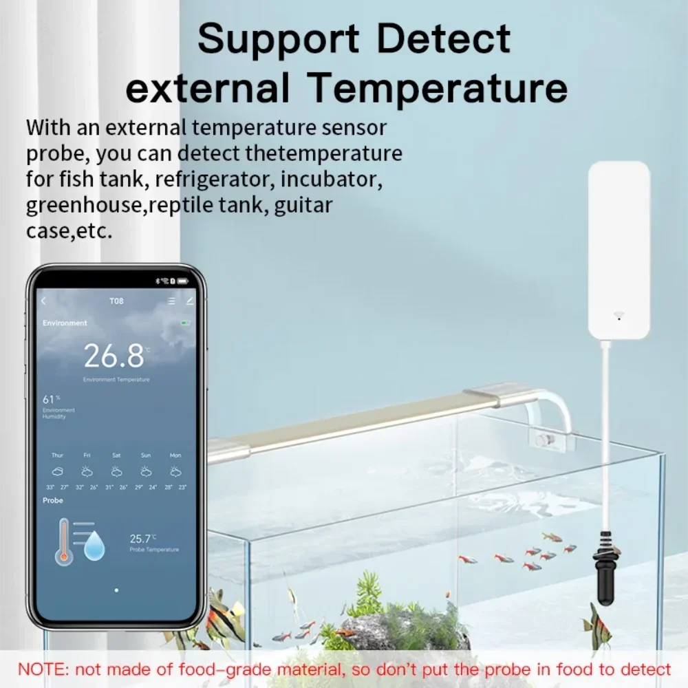 Tuya WiFi Temperature Humidity - Aquarium Plant Delivery recension och pris