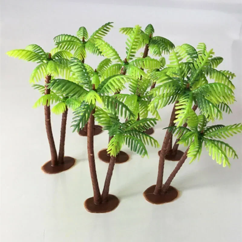 5Pcs Mini Plastic Coconut Palm - Aquarium Plant Delivery recension och pris