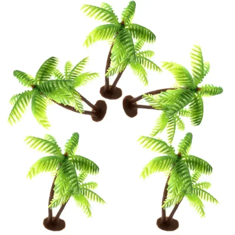 5Pcs Mini Plastic Coconut Palm - Aquarium Plant Delivery recension och pris