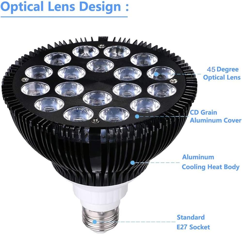 LED Aquarium Lights Bulb 18W S - Planted Aquarium Uv Light recension och pris